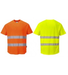 Tricou Mesh baza gatului - Reflectorizant